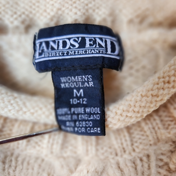 Vintage Lands' End 100% Wool sweater - Picture 4 of 7